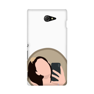 girl in mirror Casing HP