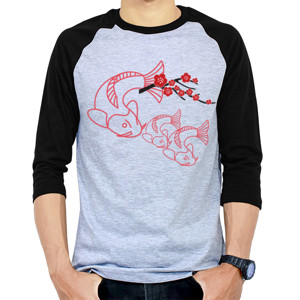 Kaos Raglan warlau010