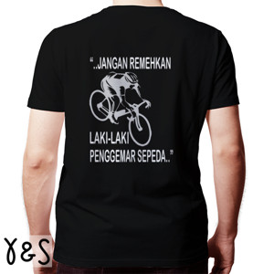 Kaos Kaos Sepeda Pecinta Sepeda Gowes-Design Belakang 