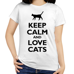 Kaos KEEP CALM AND LOVE CATS