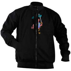 Jaket Bomber DISTRO Collection G_BLACK FOREVER