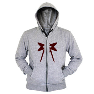 Hoodie Zipper Topeng