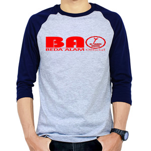 Kaos Raglan BAO-1 Red Mango Lengan 3/4