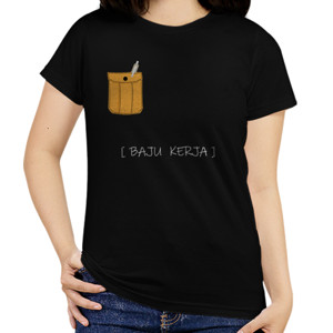 Kaos Baju Kerja (gelap)