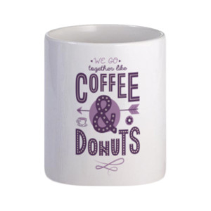 Mug Coffee and Donuts