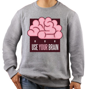 Jaket Sweater use your brain