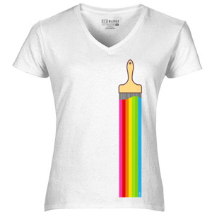 Kaos Kaos Wanita Gen 90 V-Neck by Co_mbro