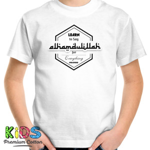 Kaos Learn to Say Alhamdulillah