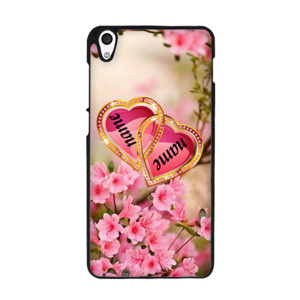 mauri-love couple flower Pink Casing HP