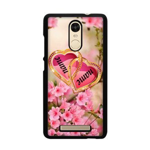 mauri-love couple flower Pink Casing HP
