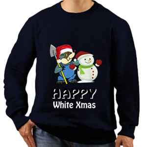 Jaket Sweater White Xmas