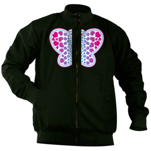 Jaket Bomber Butterfly