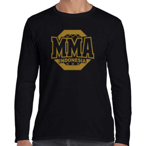 Kaos MMA Indonesia Hoodie - Gold