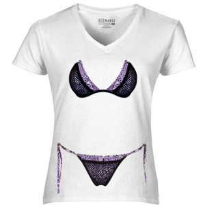 Kaos Bikini Marine Ungu Transparan