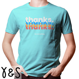 Kaos Kaos Pria Lengan Pendek - Thanks.