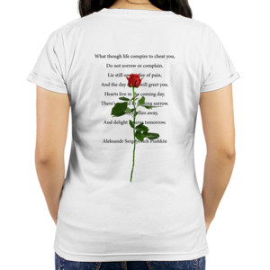 Kaos Red Rose Flower T-Shirt