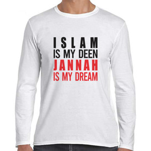 Kaos Islam Is My Deen, Jannah Is My Dream