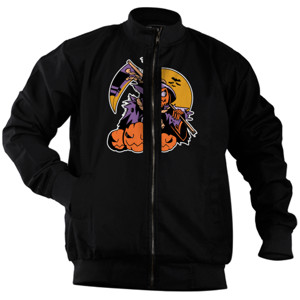 Jaket Bomber Pumpkin Head