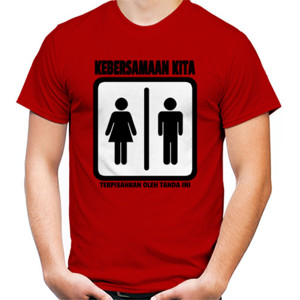 Kaos Toilet Memisahkan Kita