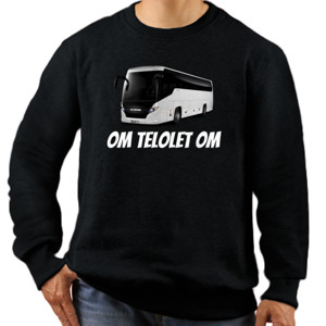 Jaket Sweater Bus Om Telolet