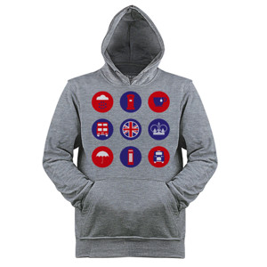Jaket Hoodie Time For London