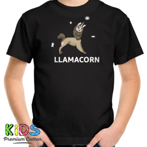 Kaos Tshirt Llamacorn ,  Kaos Lucu Llama dan Unicorn