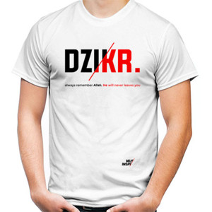 Kaos Dzikr - One Side (Dark Logo)