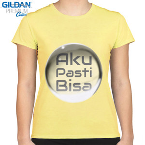 Kaos Aku Pasti Bisa inspirasi motivasi kata bijak