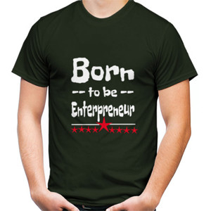 Kaos Born to be Enterpreneur inspirasi motivasi