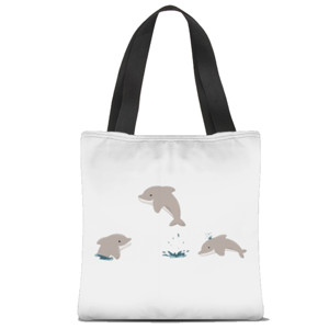 Tas Tote Fullprint Dolphin - Tas Tote by Co_mbro