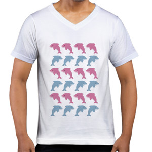 Kaos  Dolphin - V-neck by Co_mbro