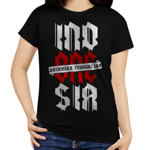 Kaos INDONESIA BHINNEKA TUNGGAL IKA 3