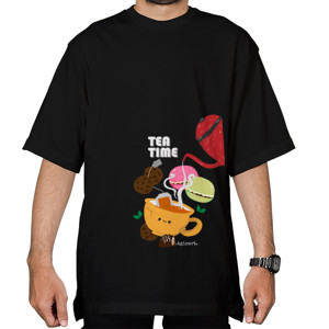 Kaos Oversize Tea time dark