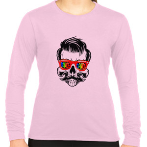 Kaos Party Skull Illustration