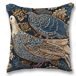 Bantal Burung dara merpati batik style