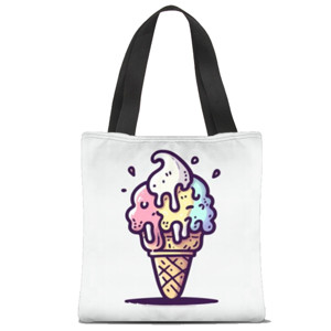 Tas Tote Fullprint Totebag ice cream