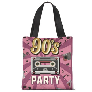 Tas Tote Fullprint 90's Party