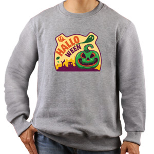 Jaket Sweater halloween pumpkin at spooky island