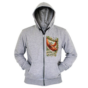 Hoodie Zipper HOME IS THE FOREST