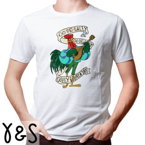 Kaos Funny Chicken Ukulele