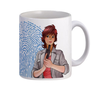 Mug Girl with Gun