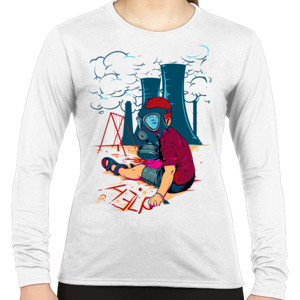 Kaos Topeng Gas Hoodie T-shirt 