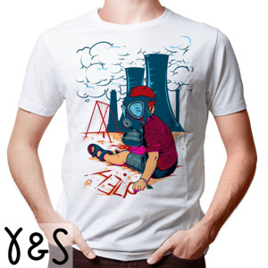 Kaos Topeng Gas Hoodie T-shirt