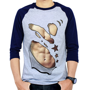 Kaos Raglan Sixpack