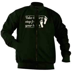Jaket Bomber Take the first step from your heart