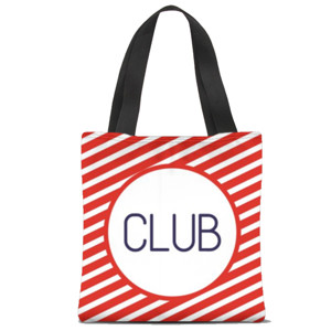 Tas Tote Fullprint CLUB TYPOGRAPHY 9