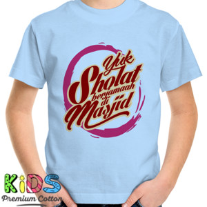 Kaos yuk sholat diMasjid