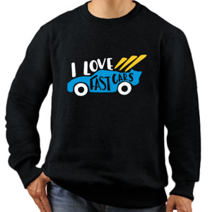 Jaket Sweater Distro I love fast cars