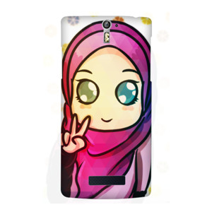 Hijab Cartoon 2 Casing HP