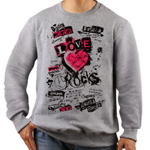 Jaket Sweater Rock Lover